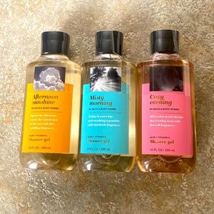 Lot of 3 Bath and Body Works shower gels